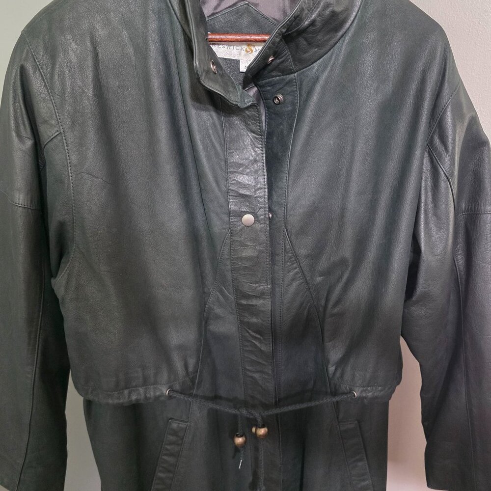 Preswick & Moore Emerald Green Trench Coat